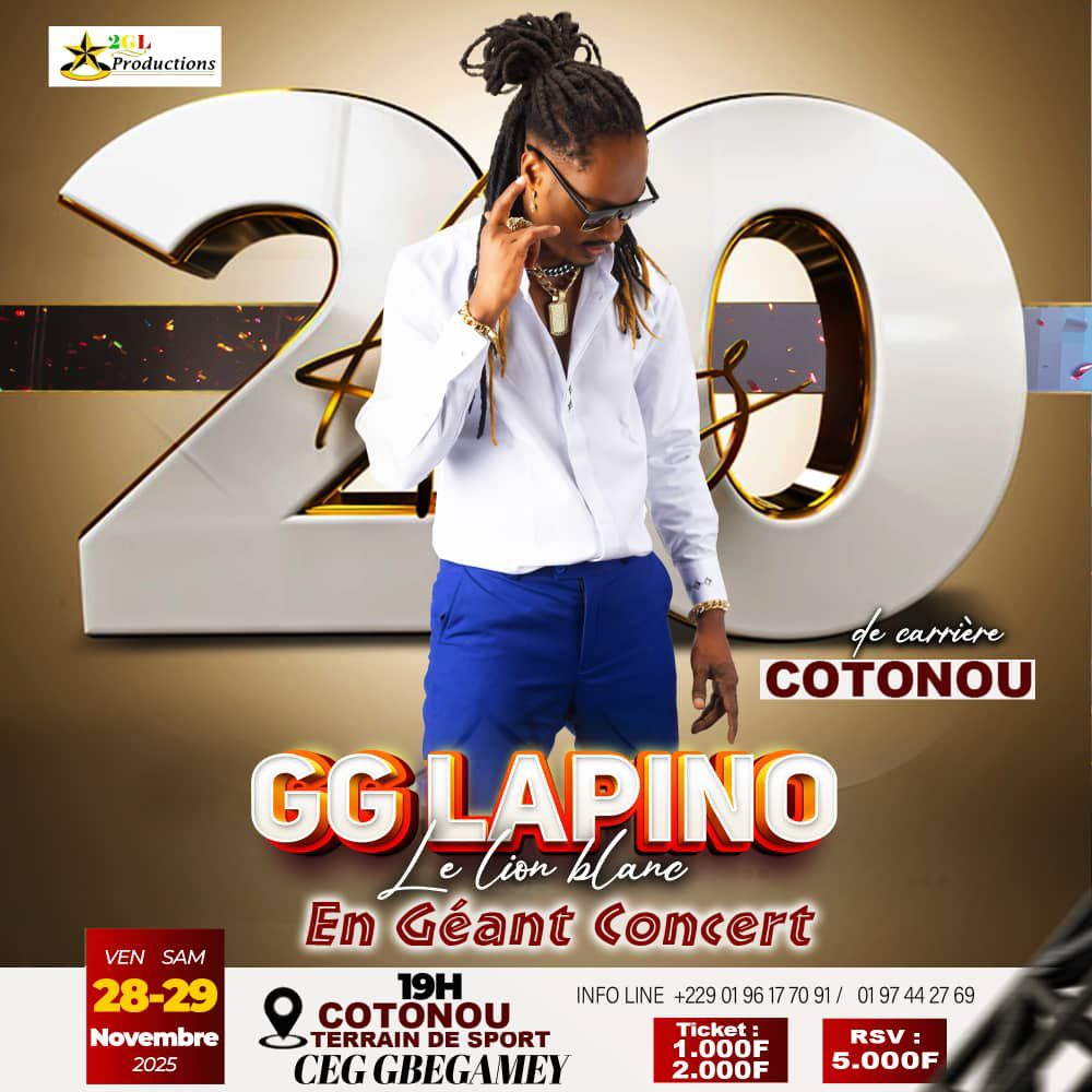 GG Lapino fête ses 20 ans de carrière musicale !