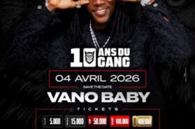 Vano Baby célèbre 10 ans de carrière