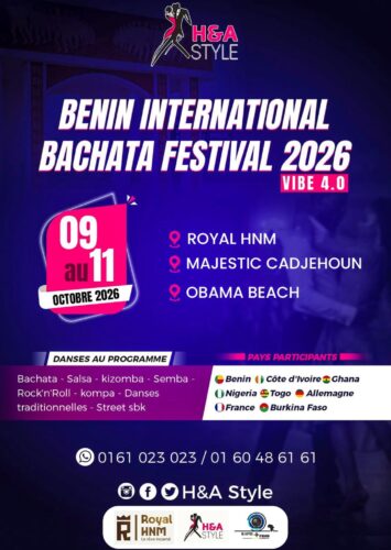 Bénin International Bachata Festival 2026 : dates, lieux et programme