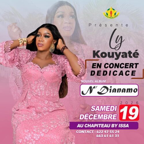 Ly Kouyaté en concert dédicace : date, lieu et sortie de l’album N&rsquo;DIANAMO