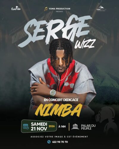 Serge Wizz en concert dédicace à Conakry : date, lieu et album Nimba
