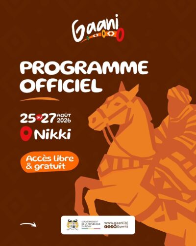 Gaani 2026 à Nikki : dates, programme et informations pratiques