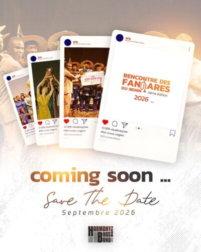 Rencontre des Fanfares du Bénin 2026 : dates, lieu et programme