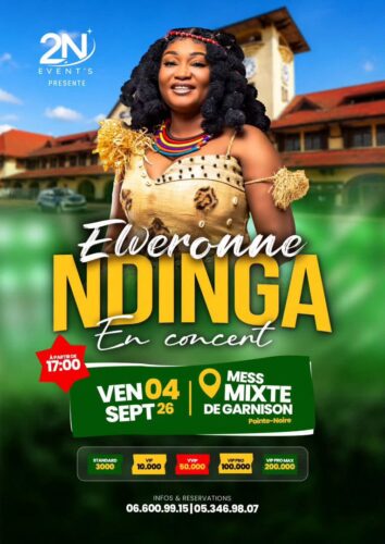 Elveronne Ndinga en concert à Pointe-Noire