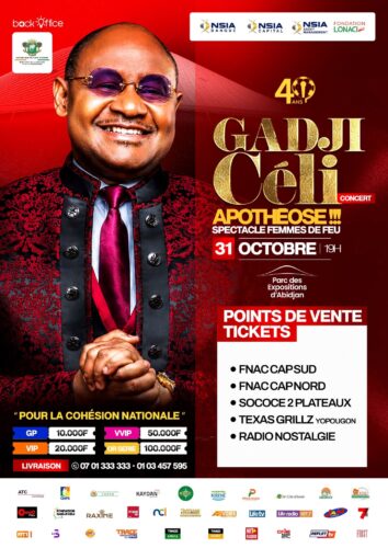 Gadji Celi : 40 ans de carrière en concert à Abidjan
