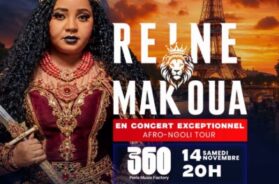 Reine Makoua en concert à Paris : Afro-Ngoli Tour