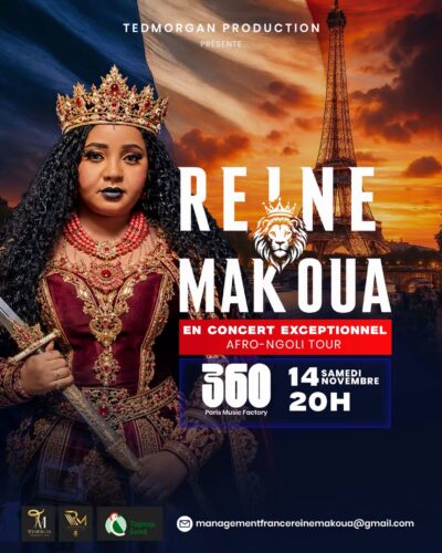 Reine Makoua en concert à Paris : Afro-Ngoli Tour