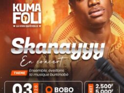 Skanayyy en concert à Bobo-Dioulasso