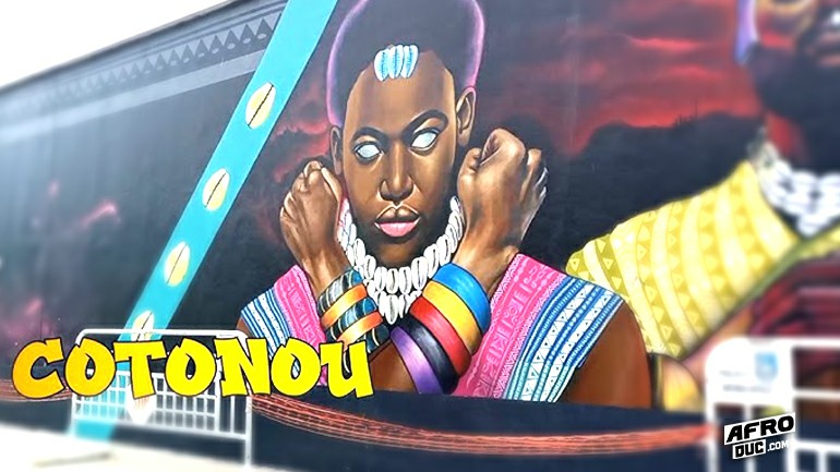 Cotonou abrite la fresque murale la plus longue d’Afrique