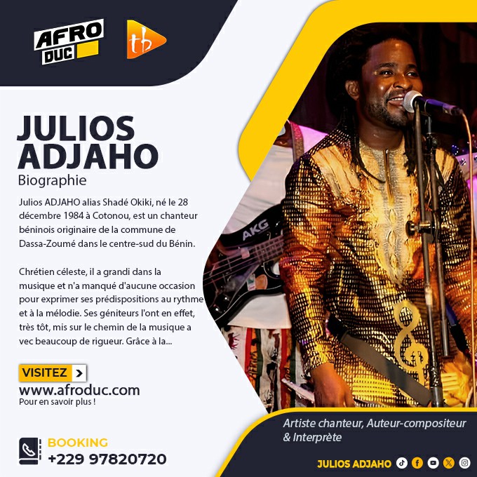 Julios ADJAHO – Biographie