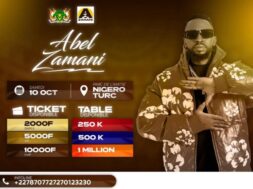 Abel Zamani en concert à Niamey