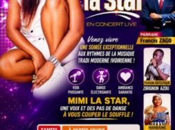 Mimi La Star en concert live à Abidjan